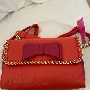 Betsy Johnson nwt tough love purse. Used one like as crossbody or shoulder bag